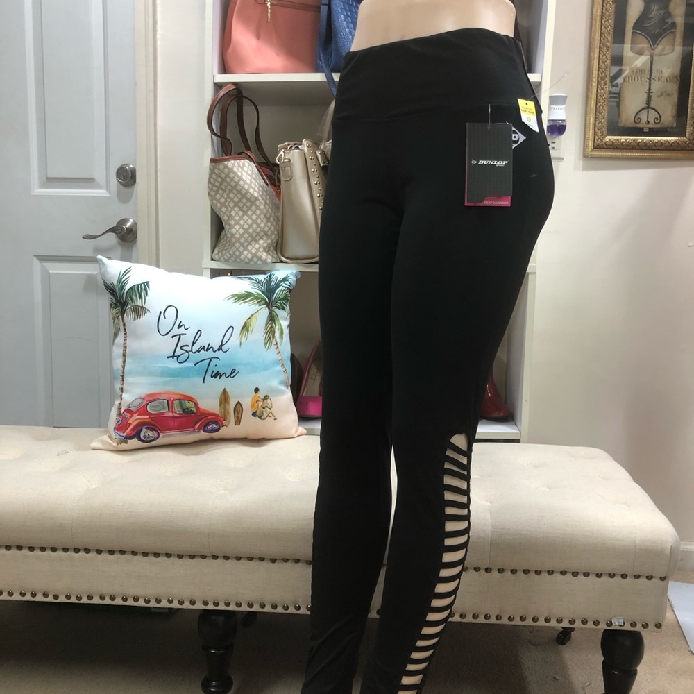 Dunlop Sport  High Rise  Ripped Side Leggings